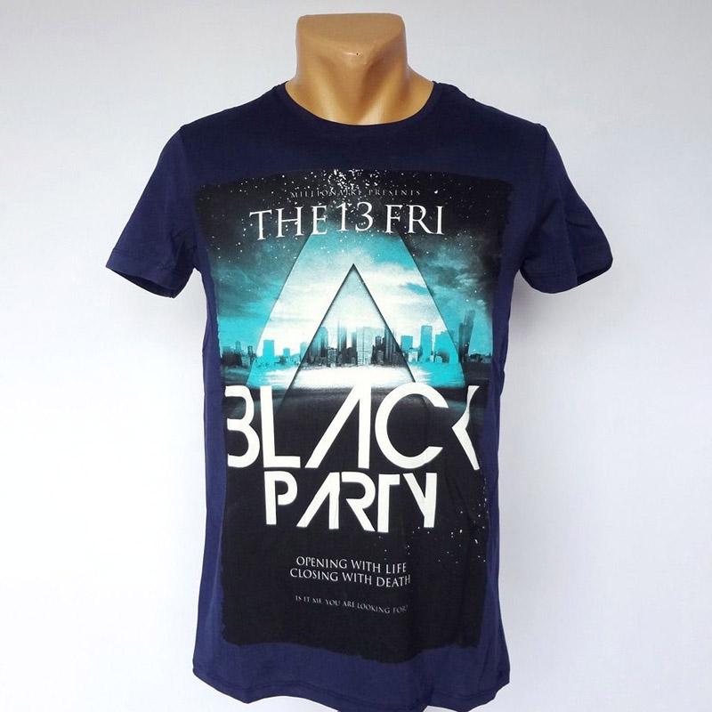 Футболка Just Relax XL Синий (1400)