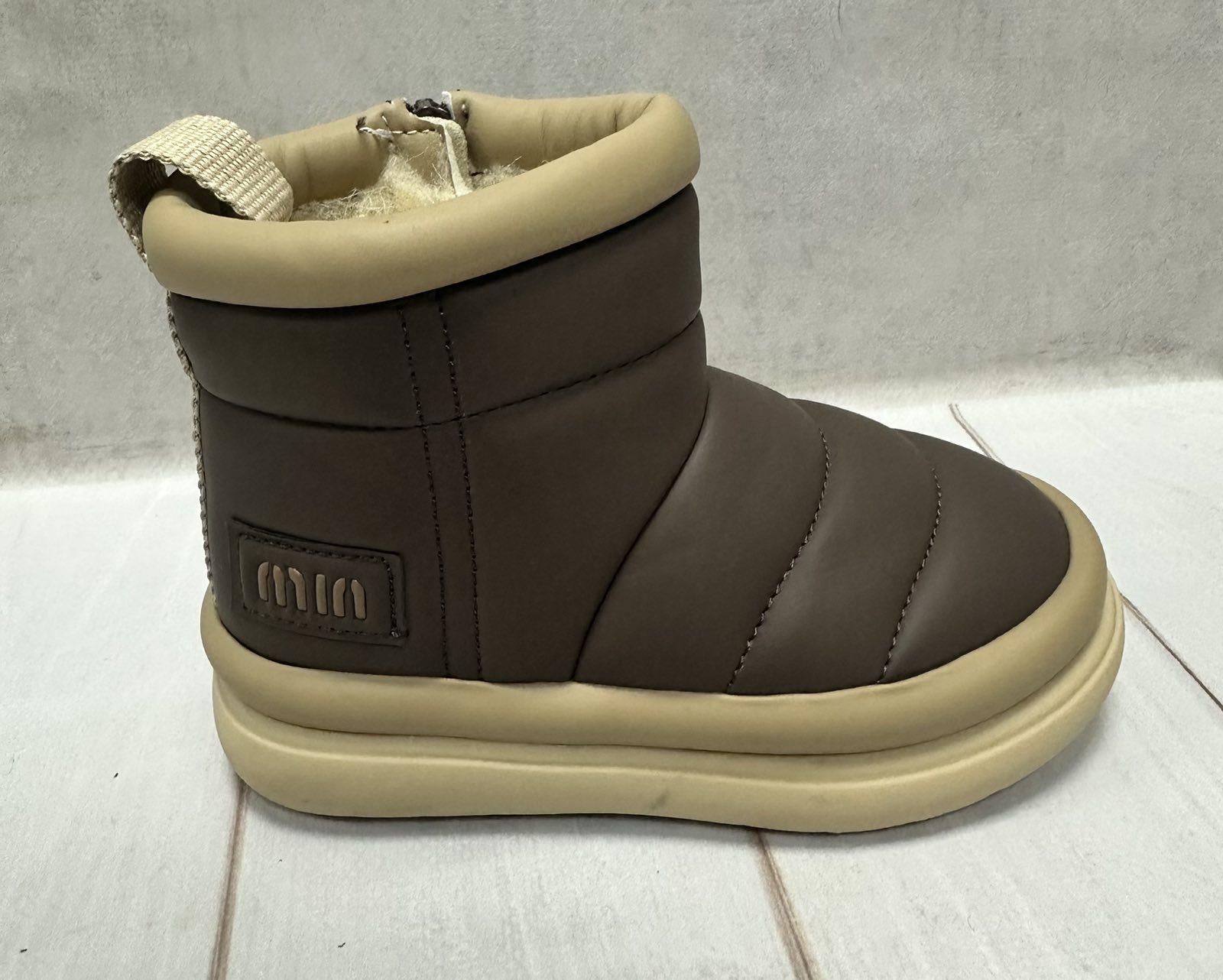 Уггі зимові дитячі Ugg Bessky екошкіра р. 28 18 см Коричневий