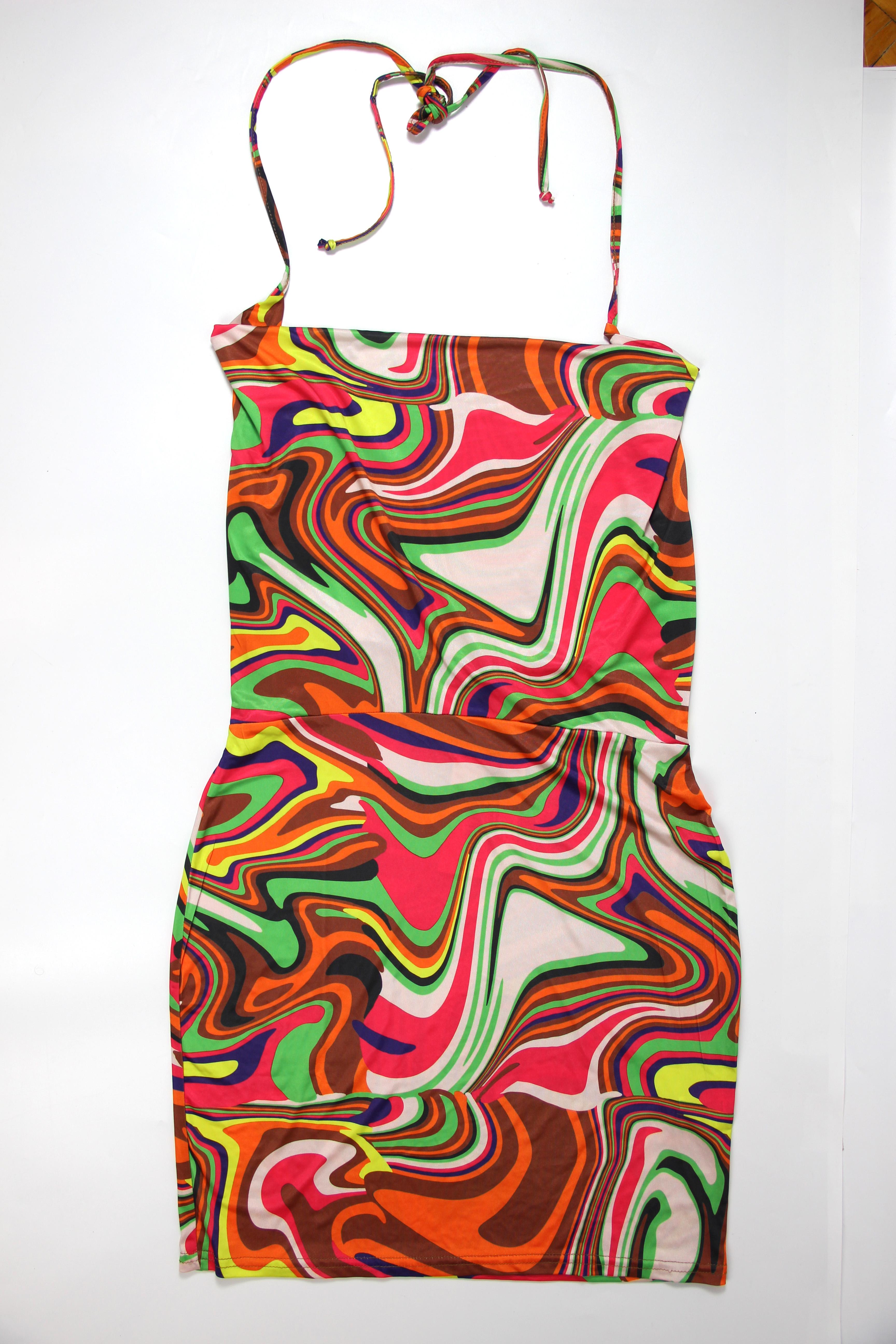 Платье Missguided 10267993004 р. 38 Разноцветный