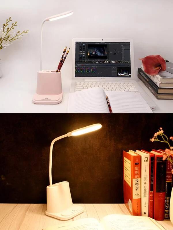 Лампа настільна світлодіодна 3в1 Solar 32 B з вбудованим акумулятором та PowerBank Рожевий (10360U) - фото 5 Лампа настільна світлодіодна 3в1 Solar 32 B з вбудованим акумулятором та PowerBank Рожевий (10360U) - фото 5