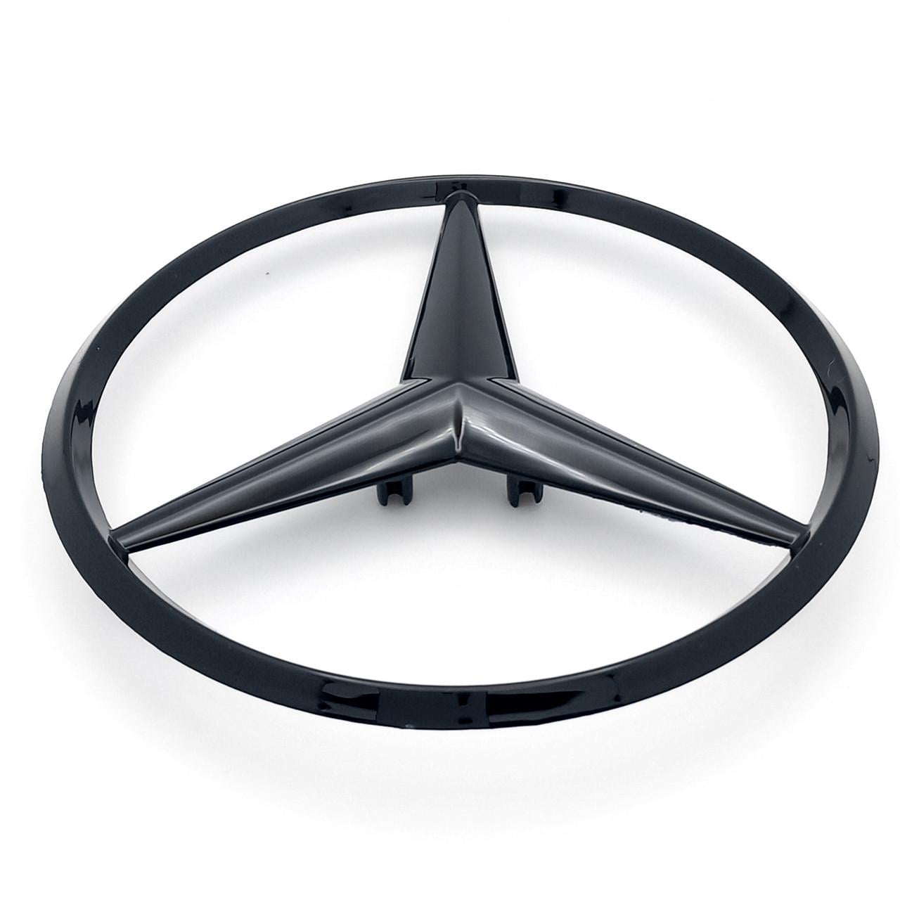Емблема Mercedes 85х85 мм Чорний (A223 817 01 00 S W223)