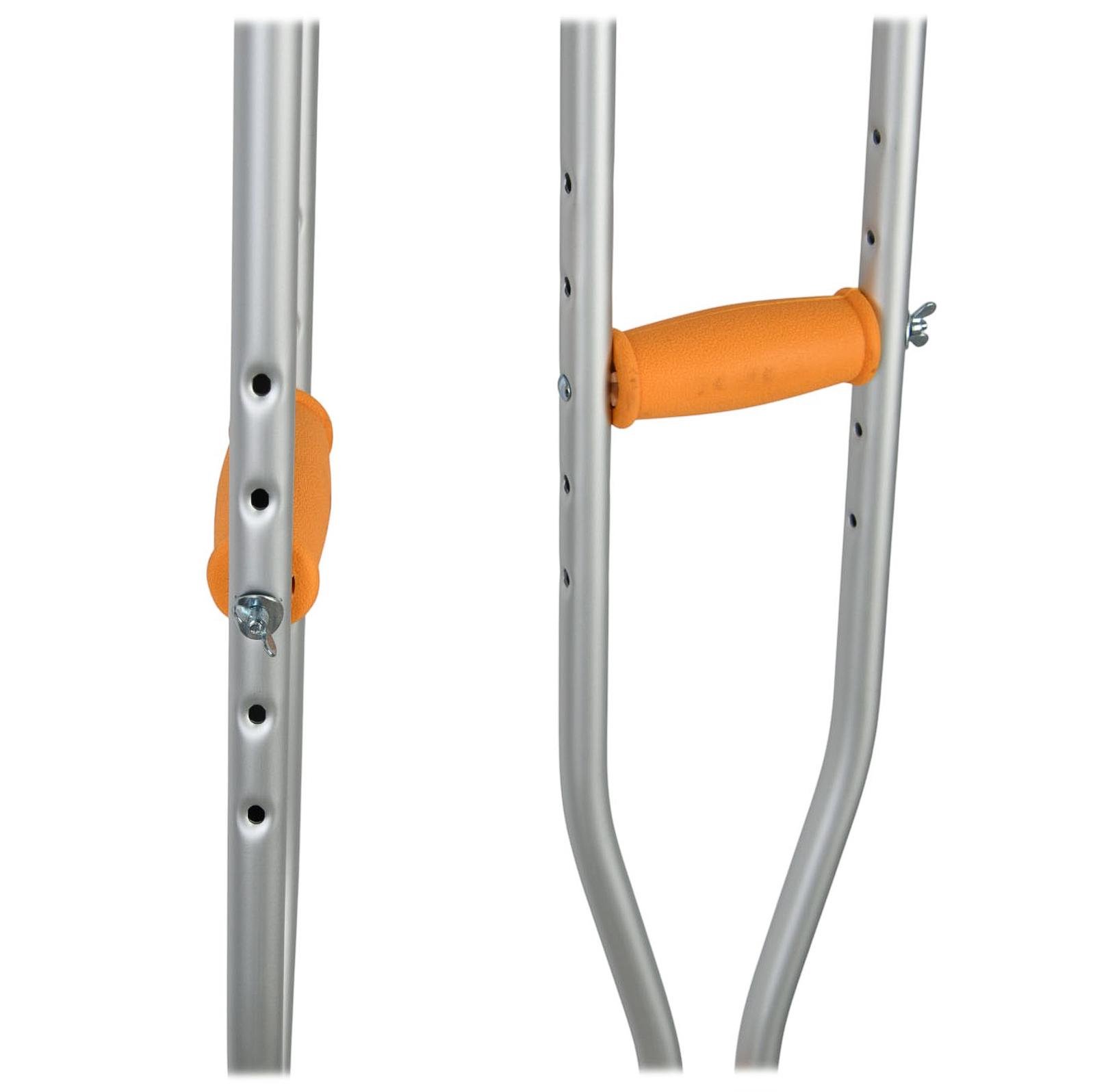 Костыли пара подмышечные алюминиевые телескопические для взрослых 115-135 см - фото 2 Костыли пара подмышечные алюминиевые телескопические для взрослых 115-135 см - фото 2