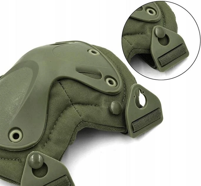 Наколінники та налокітники військові Олива (2549773121) - фото 4 Наколінники та налокітники військові Олива (2549773121) - фото 4