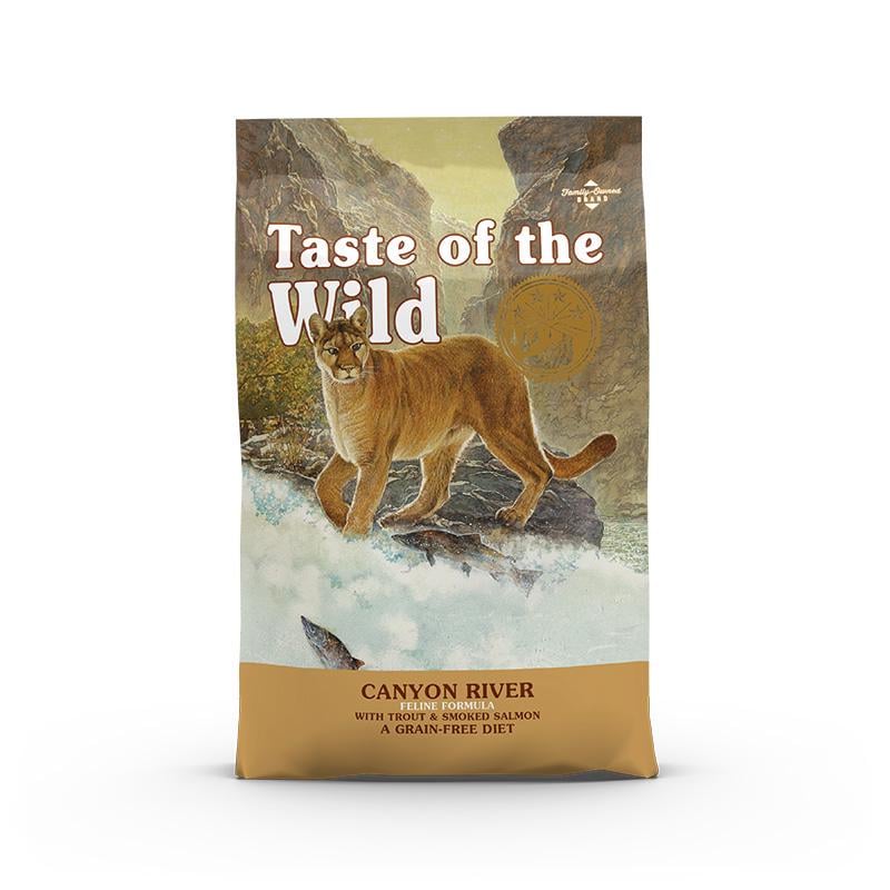 Корм сухий Taste of the Wild Canyon River Feline Formula з фореллю та копченим лососем для котів усіх вікових груп 2 кг (0074198612383) - фото 2 Корм сухий Taste of the Wild Canyon River Feline Formula з фореллю та копченим лососем для котів усіх вікових груп 2 кг (0074198612383) - фото 2
