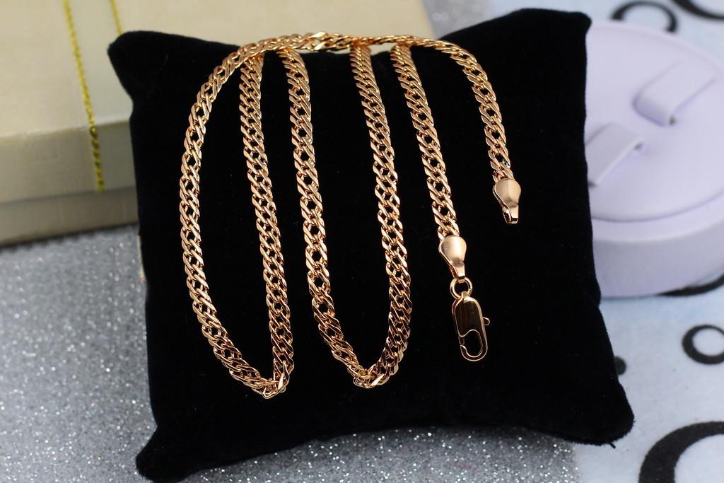 Цепь Xuping Jewelry Ромб 45 см 4 мм Золотистый