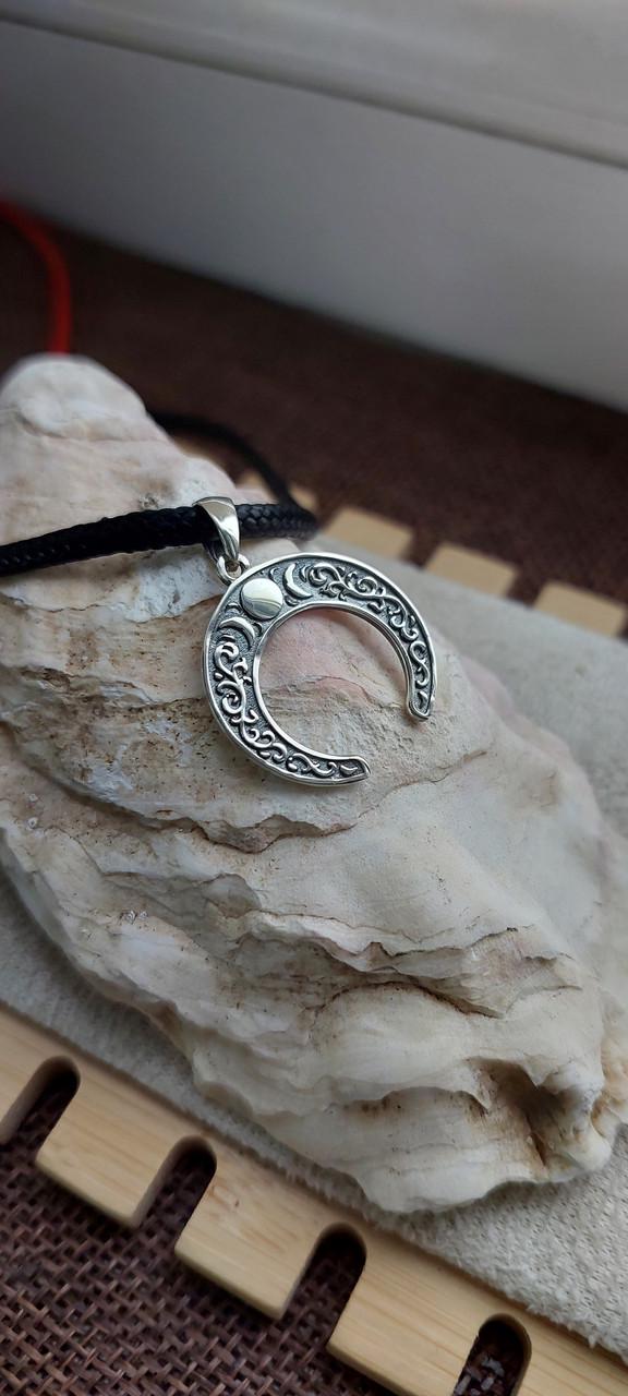 Подвеска Серебряный Лунница Тройной Богини 925 проба (29918552) - фото 2 Подвеска Серебряный Лунница Тройной Богини 925 проба (29918552) - фото 2