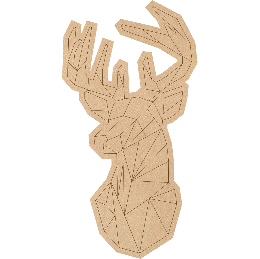 Основа для декорирования панно-мозаика Rosa Talent Олень 1 МДФ 26х49 см (4823098529149)