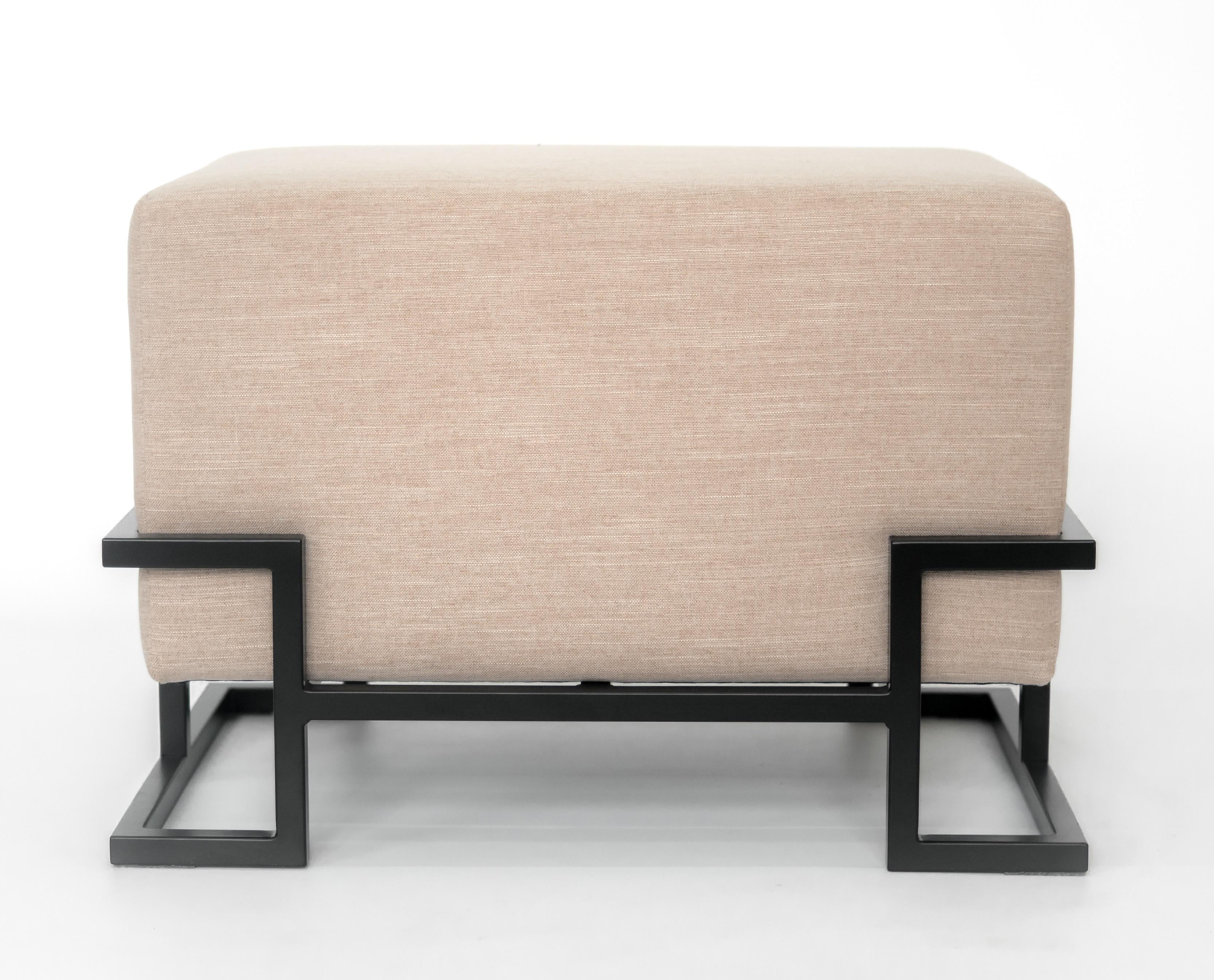 Пуф Pidvushko Melva LOFT2 06 63х43х45 см Світло-бежевий (2021-14) Пуф Pidvushko Melva LOFT2 06 63х43х45 см Світло-бежевий (2021-14)