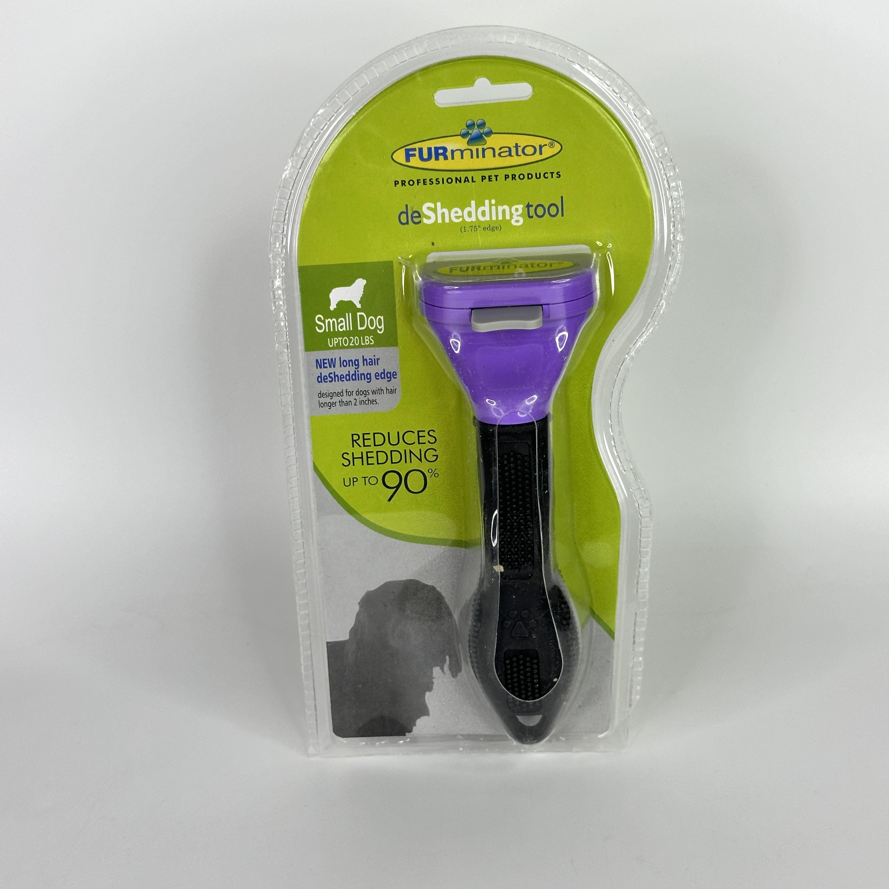 Фурминатор для собак длинношерстных малых пород Furminator с лезвием 4,5 см Фиолетовый (FDL-45-Violet) - фото 3 Фурминатор для собак длинношерстных малых пород Furminator с лезвием 4,5 см Фиолетовый (FDL-45-Violet) - фото 3