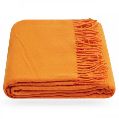 Плед бовария 140x200 см Оранжевый