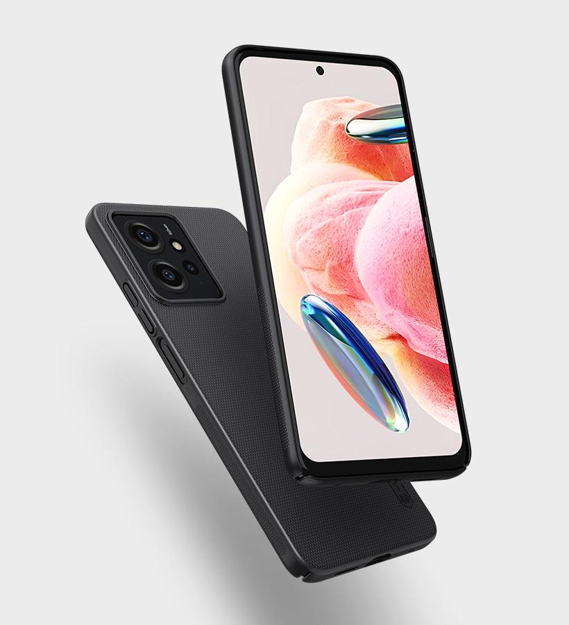 Чохол бампер Nillkin Super Frosted Shield для Xiaomi Redmi Note 12 4G Black - фото 3