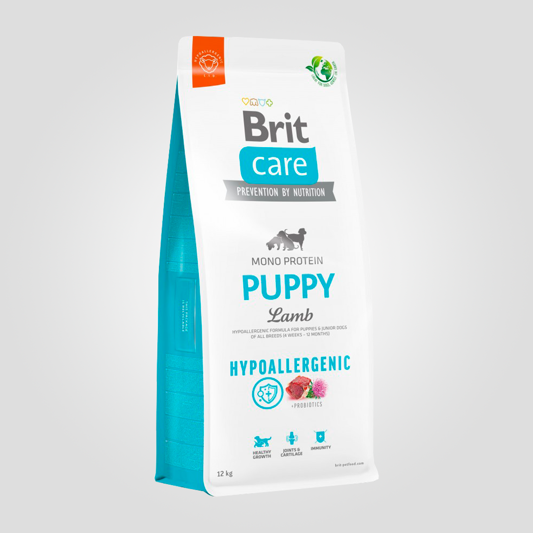 Корм сухой Brit Care Dog Hypoallergenic Puppy для щенков гипоаллергенный с ягненком 12 кг (20504473)
