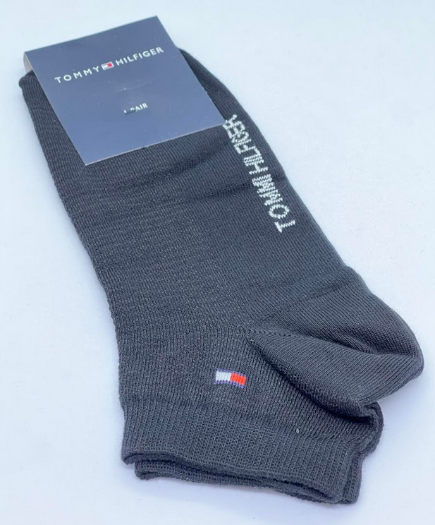 Носки мужские короткие Tommy Hilfiger р. 40-45 Темно-серый