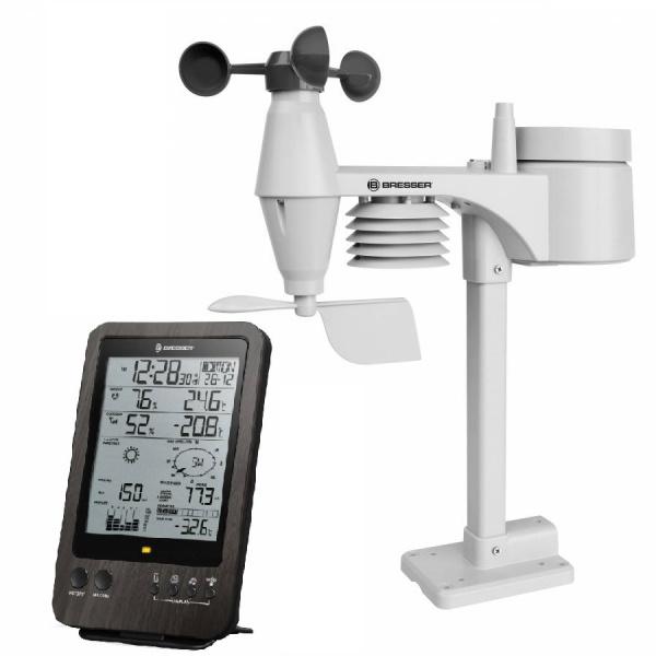Метеостанция Bresser Weather Center 5-in-1 WTW Brown