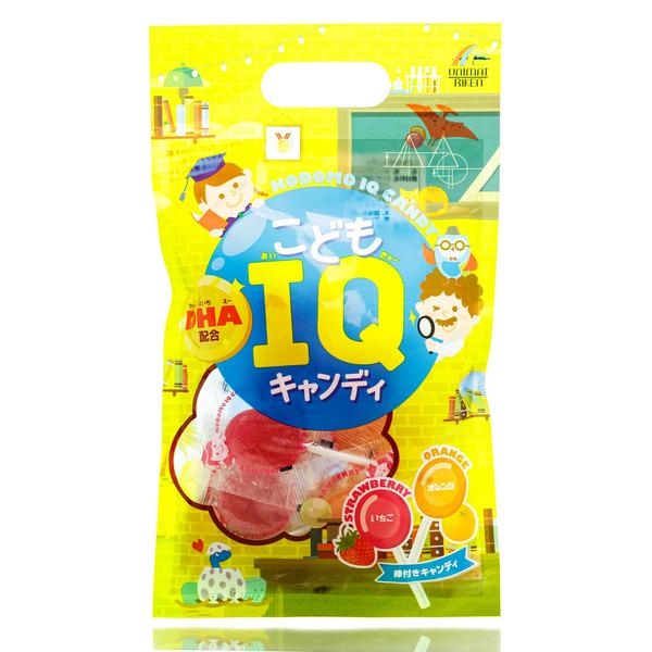 Леденцы на палочке IQ с Омега-3 со вкусом апельсина и клубники Unimat Riken IQ Candy DHA 10 шт.