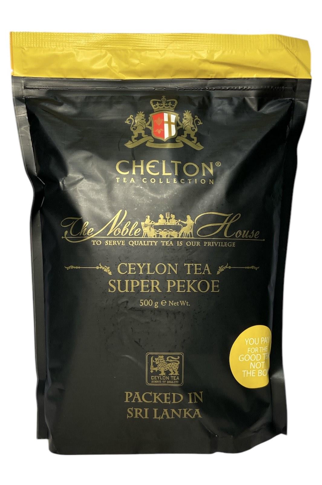 Чай Chelton Благородный дом Super PEKOE Черный 500 г в мягкой упаковке (60177)