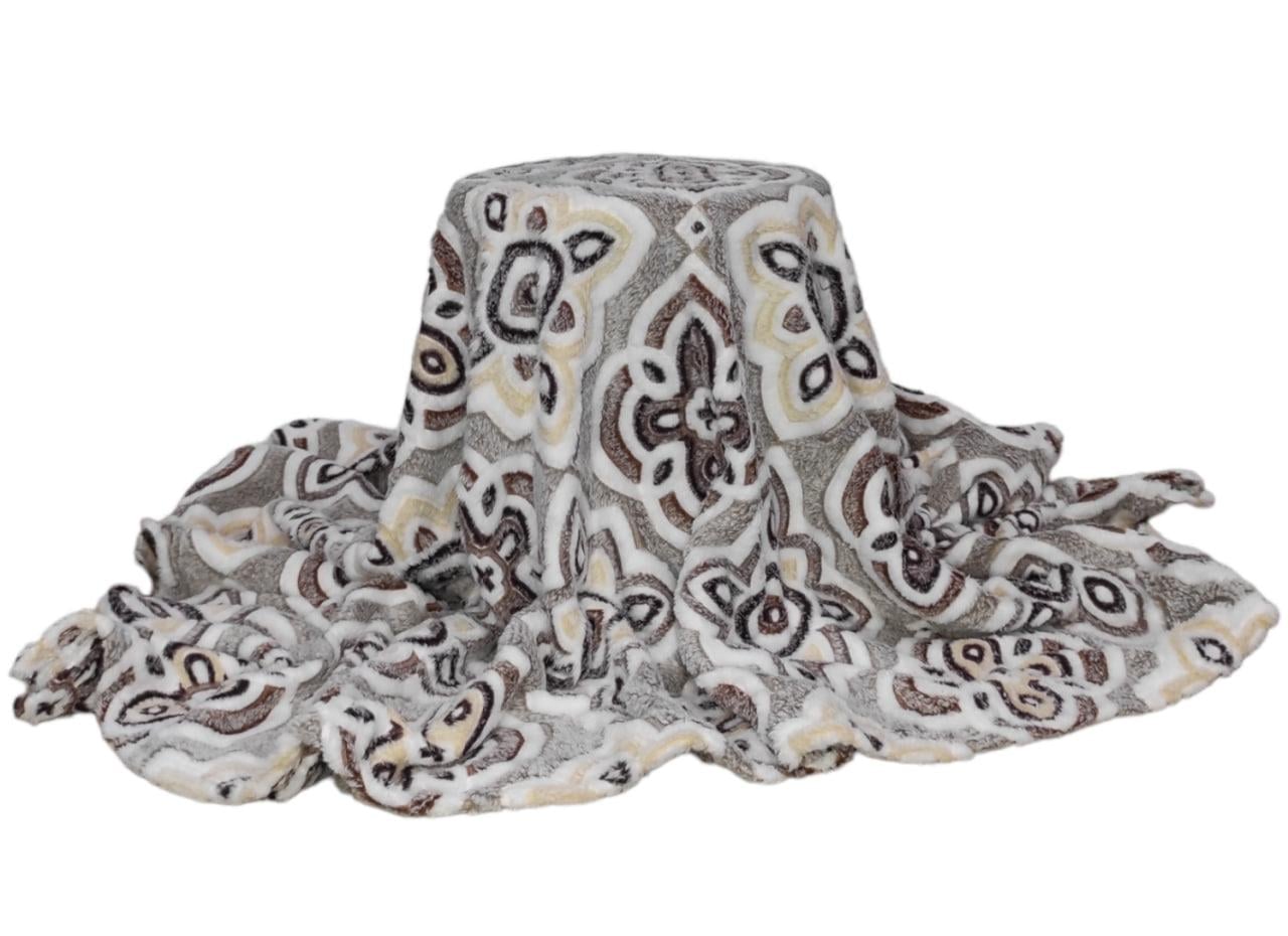 Покрывало 180х200 Серый (П4К-Am-zukerka-0010-2)