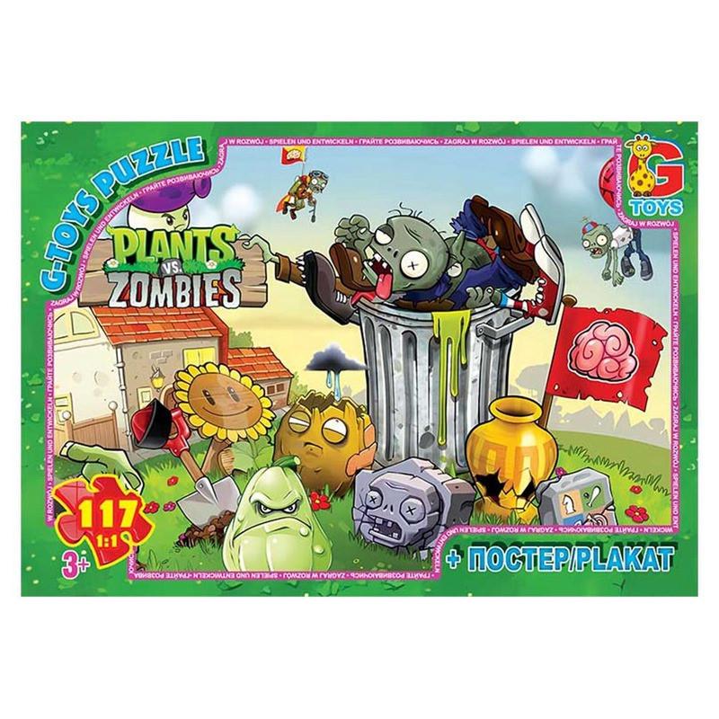 Пазлы Растения против Зомби PVZ05 постер 117 элементов (3074082837)