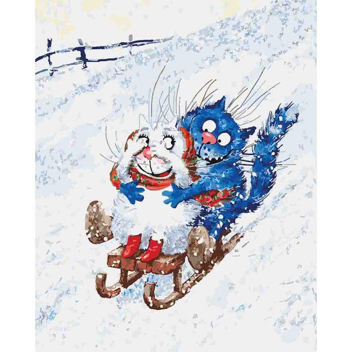 Картина за номерами Ідейка Зимові гуляння 40x50 см (skl-КНО4085)