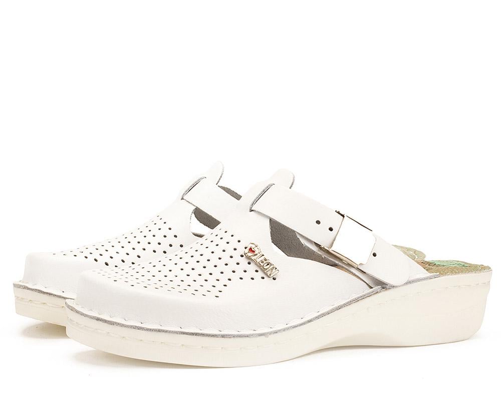 Женские сабо Leon V260 р. 37 Белый
