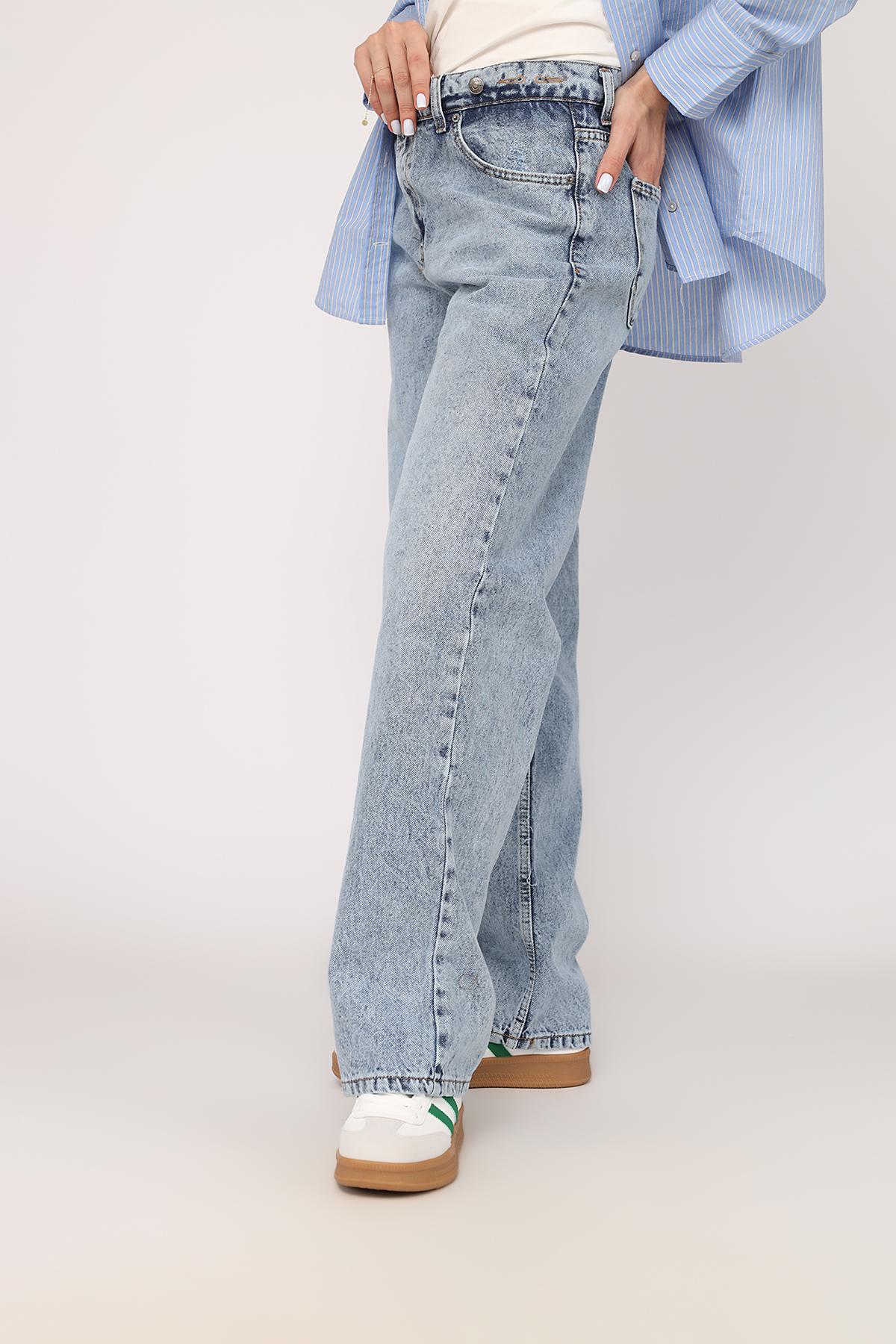 Джинси жіночі Baggy ЦБ-00274406 р. 42 Блакитний (SKT001058520) - фото 3 Джинси жіночі Baggy ЦБ-00274406 р. 42 Блакитний (SKT001058520) - фото 3