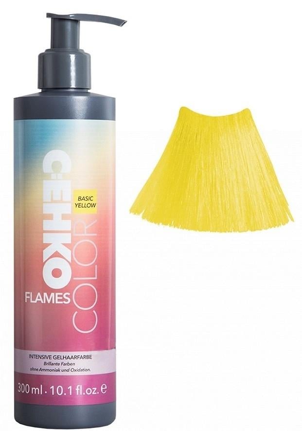 Пигмент прямого действия для волос C:EHKO Color Vibration Желтый Color Flames 300 мл