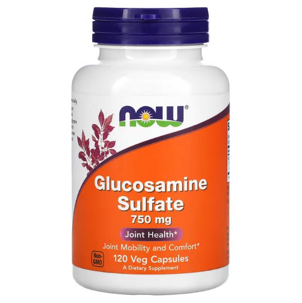 Препарат для суставов и связок NOW Foods Glucosamine Sulfate 750 mg 120 Veg Caps