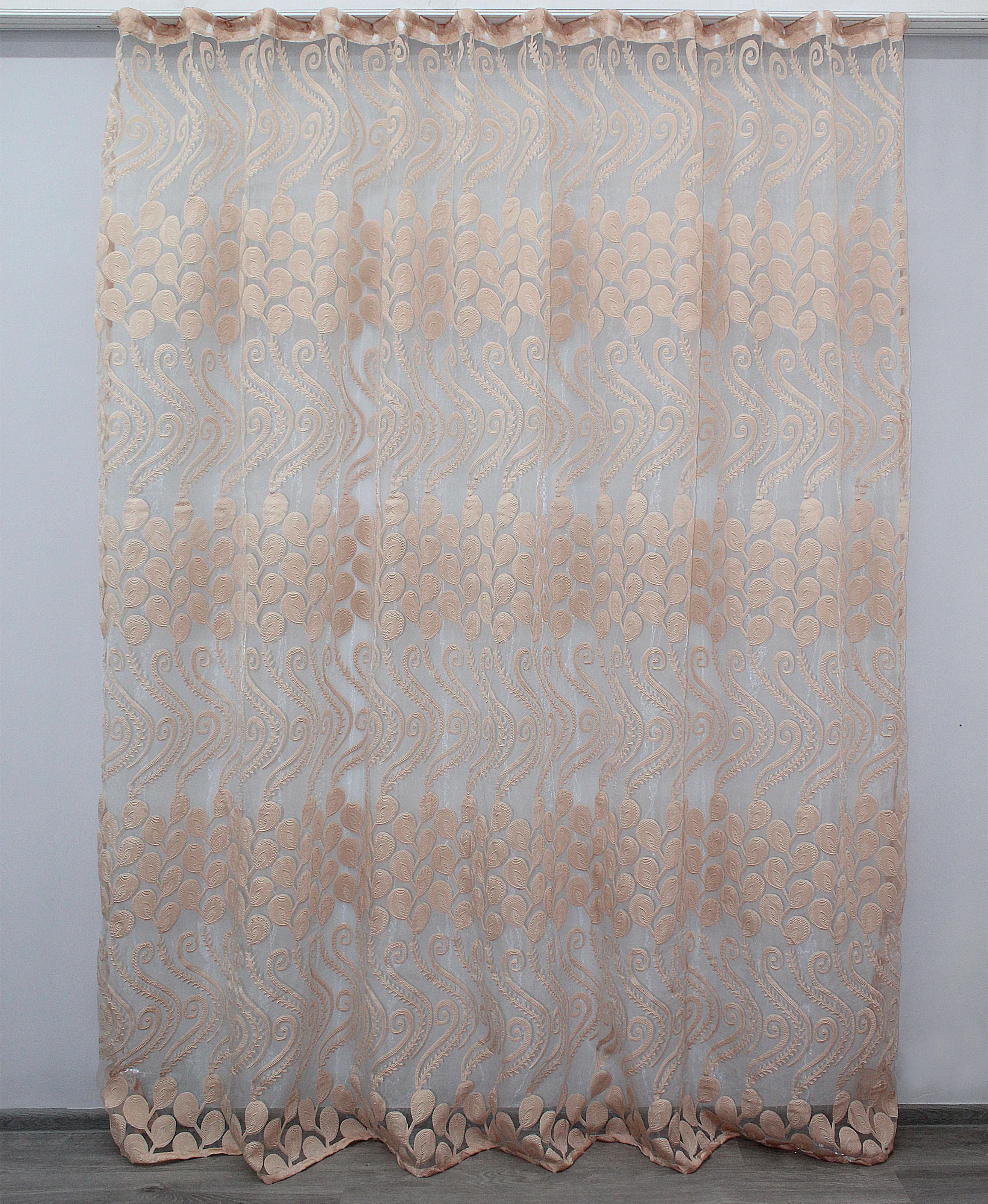 юль VR-Textil 1183т Жатка на основе органзы 300х270 см Темно-бежевый (40-944)