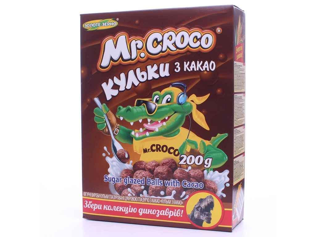 Кульки Золоте Зерно 200 г з какао Mr Croco (865714)