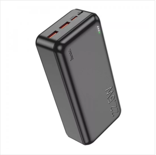 Портативное зарядное Hoco J101B Astute 22,5 W 30000 mAh 2xUSB/Type-C Черный - фото 3