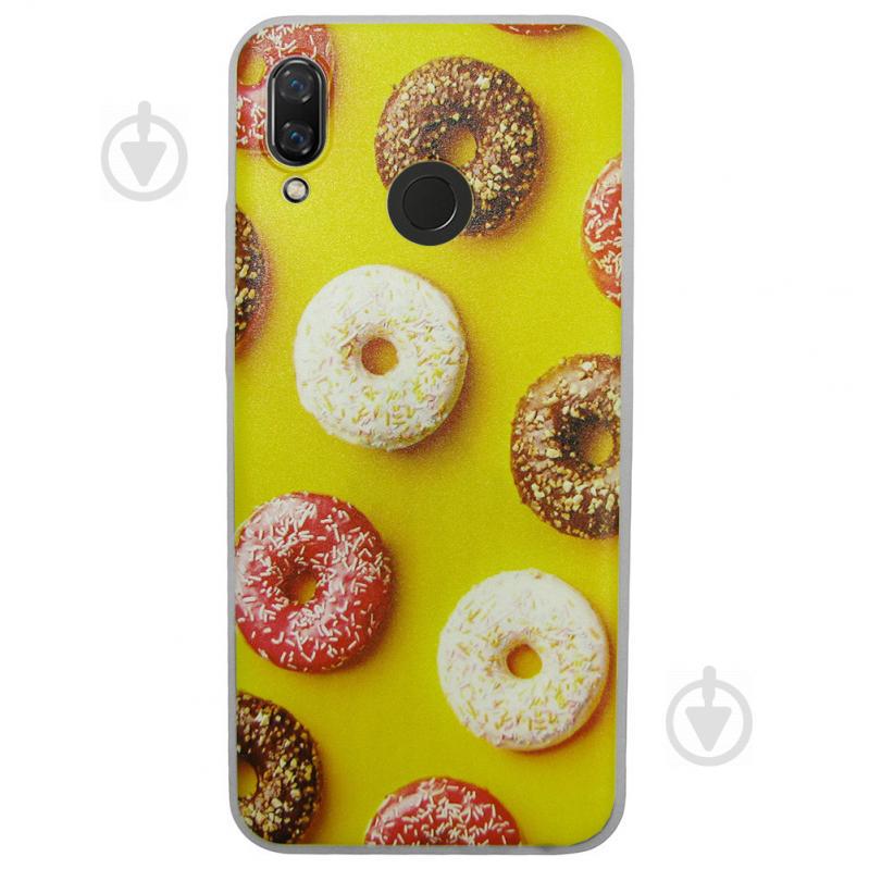 Чехол с рисунком Printed Silicone для Huawei Nova 3 Пончики (hub_smdU11795)