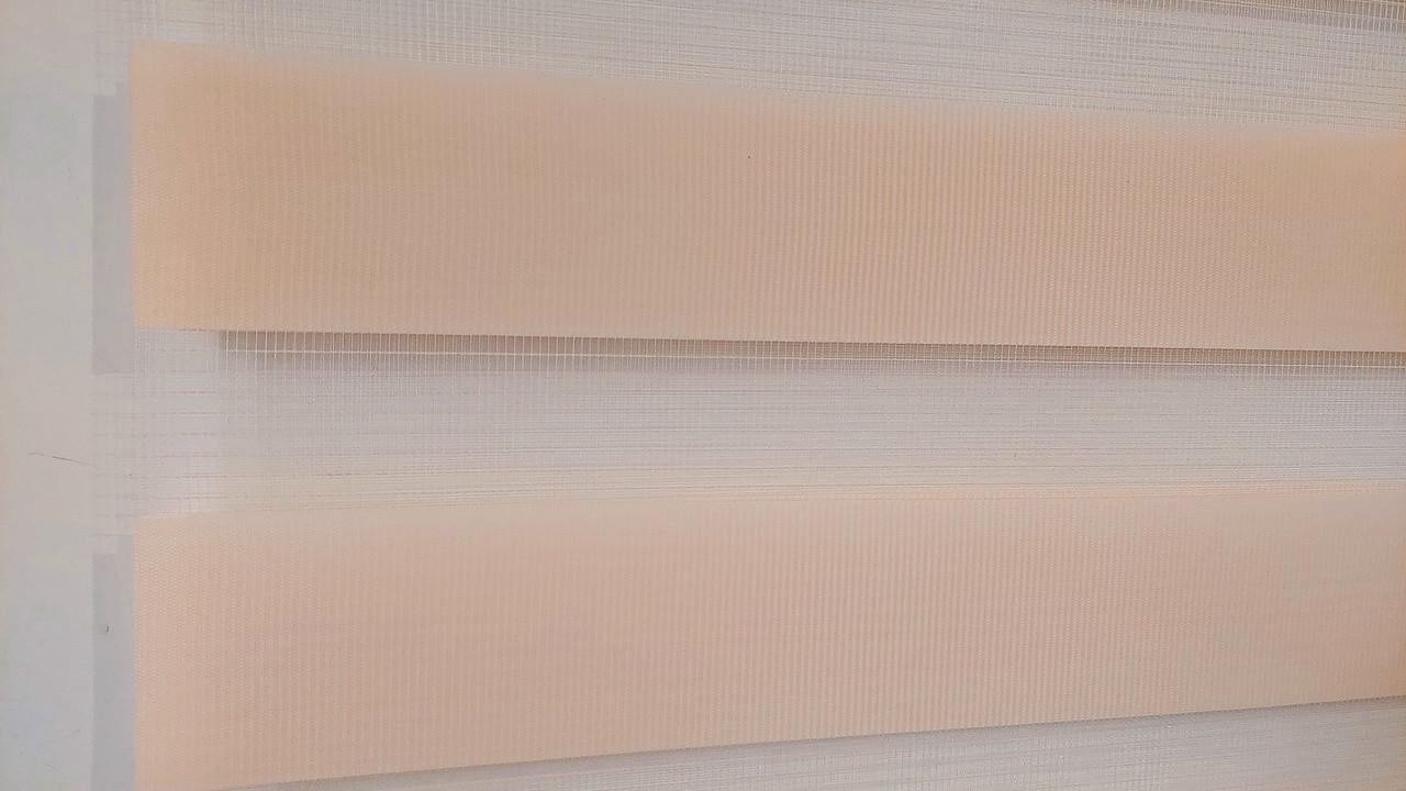 Рулонная штора день-ночь Miranda ВМ-1202 30х130 см Персиковый (ВМ-1202-50) - фото 4 Рулонная штора день-ночь Miranda ВМ-1202 30х130 см Персиковый (ВМ-1202-50) - фото 4