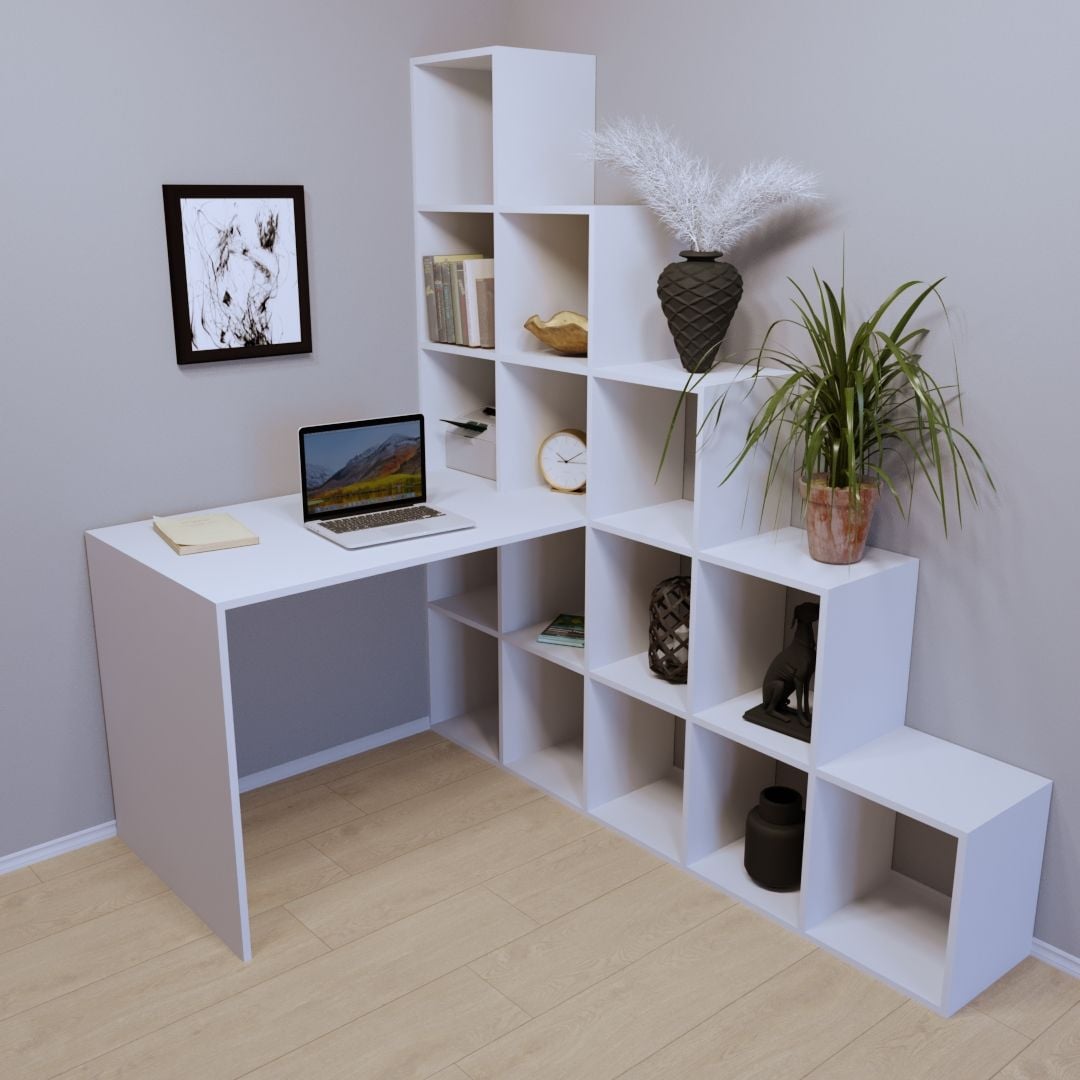 Комп'ютерний стіл Тиса Меблі СП-123 Білий (667316eabf5035132421d872)