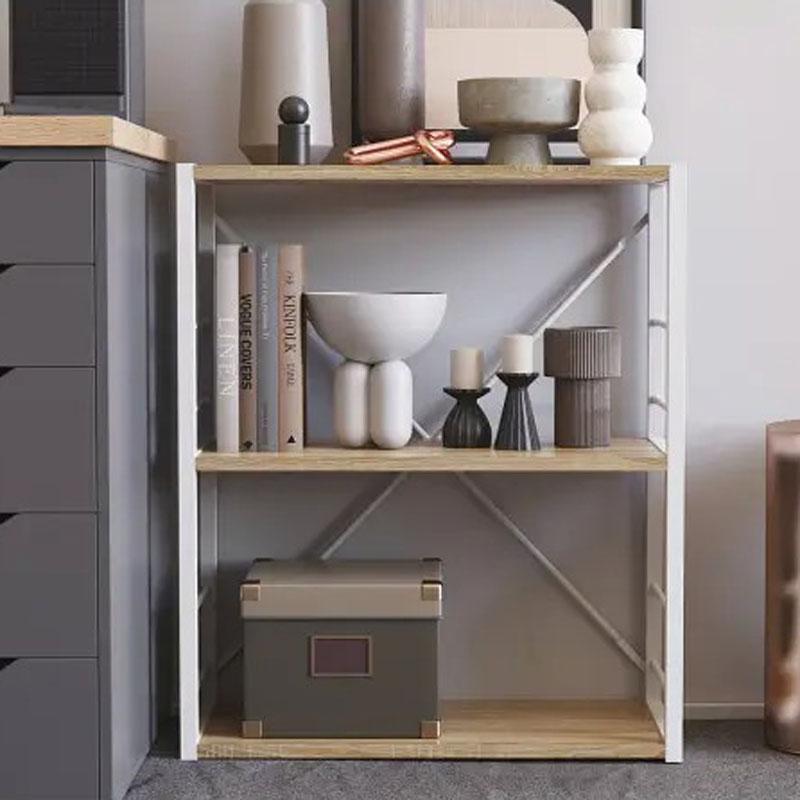 Этажерка Ferrum-decor Коннект 3/60 ДСП 16 мм 73x60x28 см Белый/Дуб Сонома (FRD-104263)