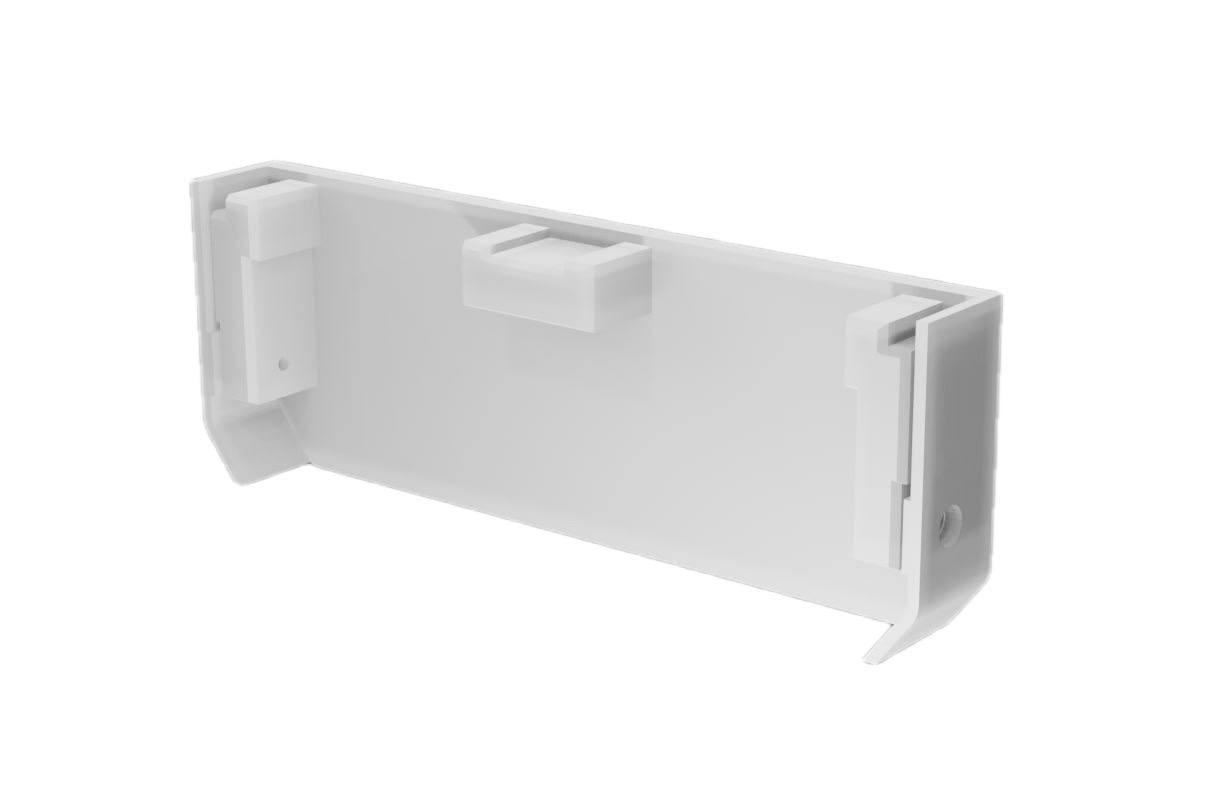 Заглушка торцевая 3D ArtLine EasyFast на профиль Mega SENS 15 Белый (UK16ТЗБ3D)