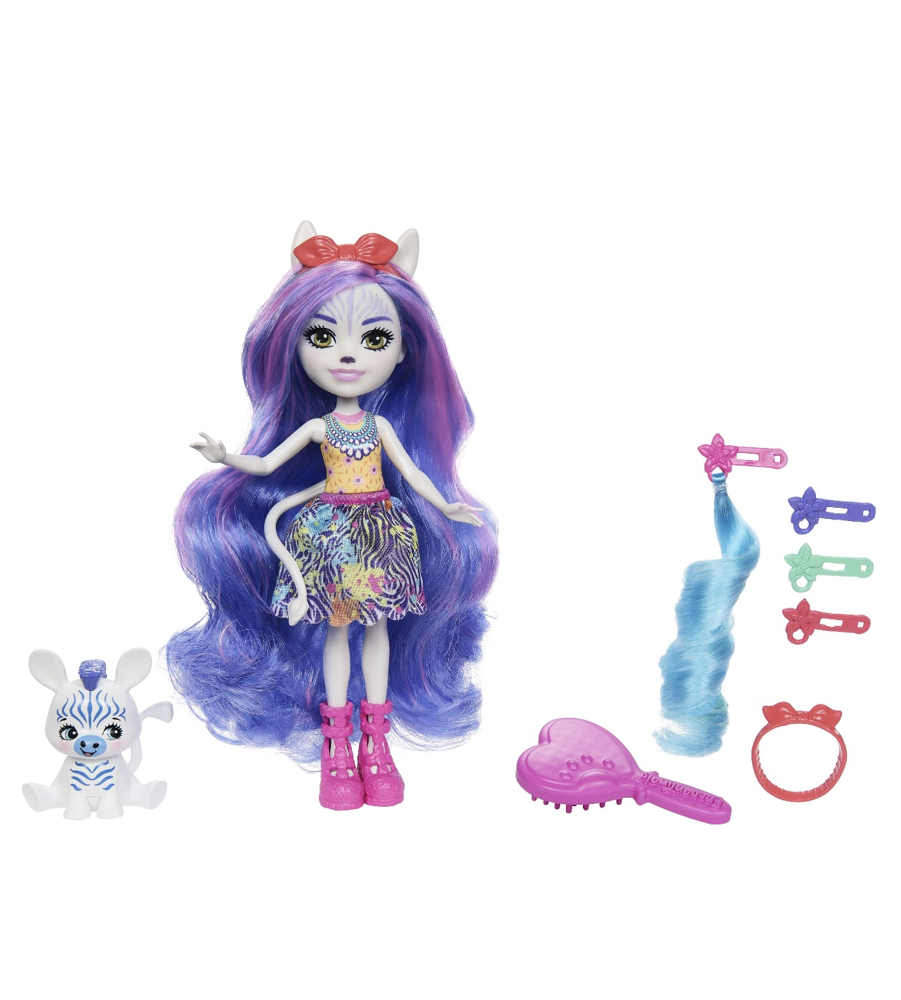 Набор для игр Mattel Enchantimals Glam Party Зебра Земира & Грейни (507URFD)
