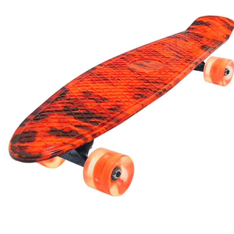 Пенниборд Penny Style Nickel LUX 28" светящиеся колеса Fire (2T2061)