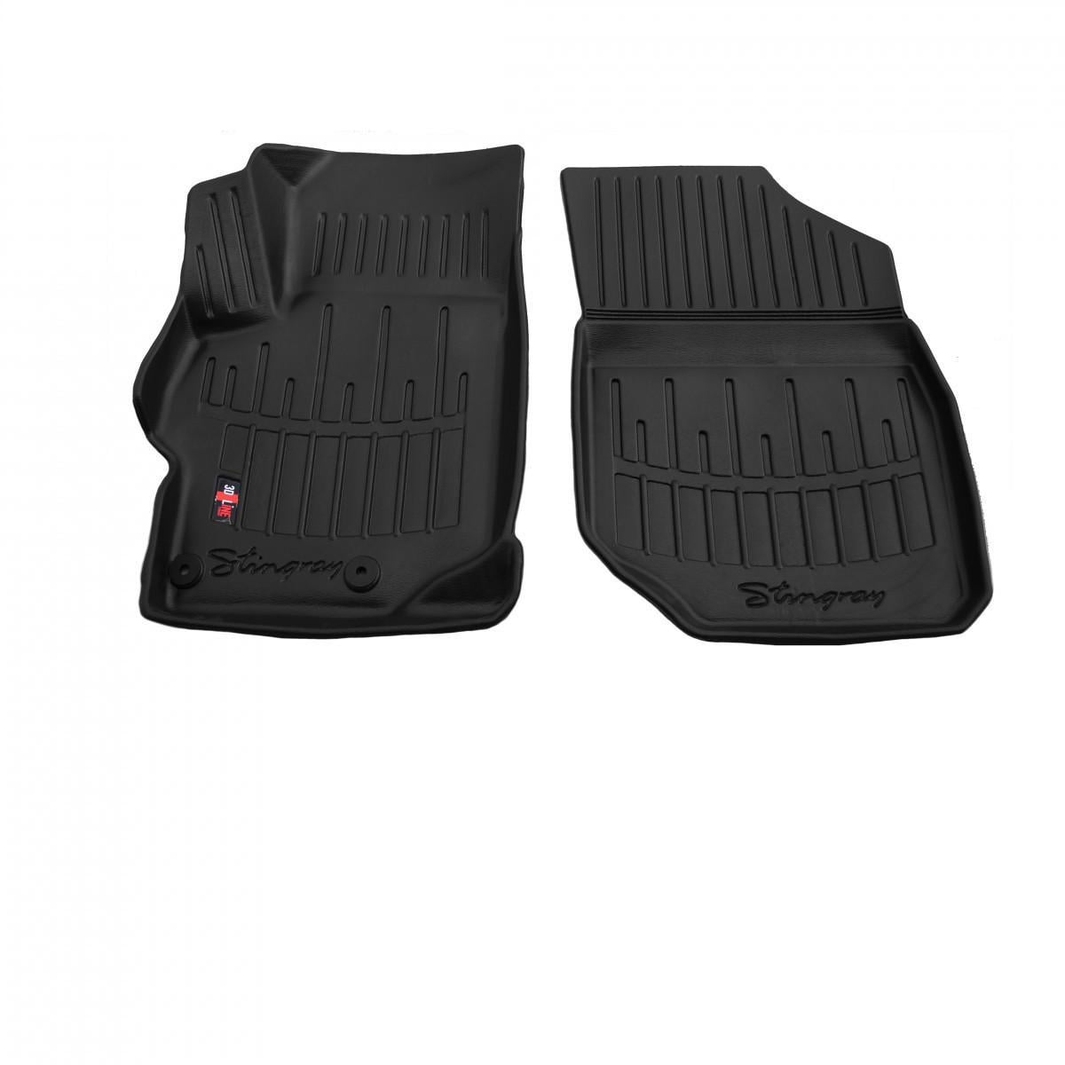 Коврики резиновые Peugeot 301 2012 Citroen C Elysse 2012 с бортом 2 шт.