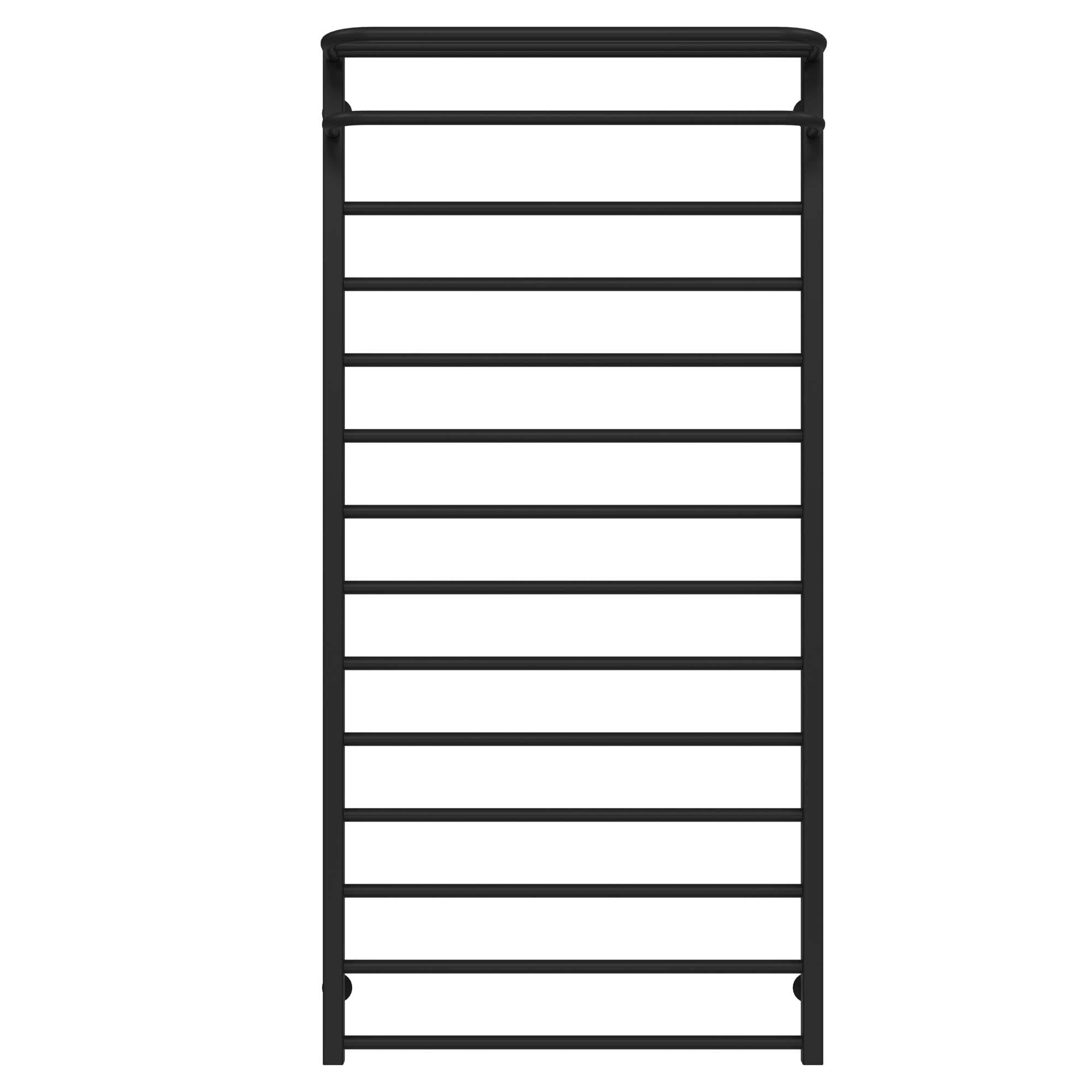 Полотенцесушитель водяной Deffi Lux Hotel П14 боковое левое подключение нержавеющая сталь 700х1500 мм Черный (A.LH.150.70.14.BB)