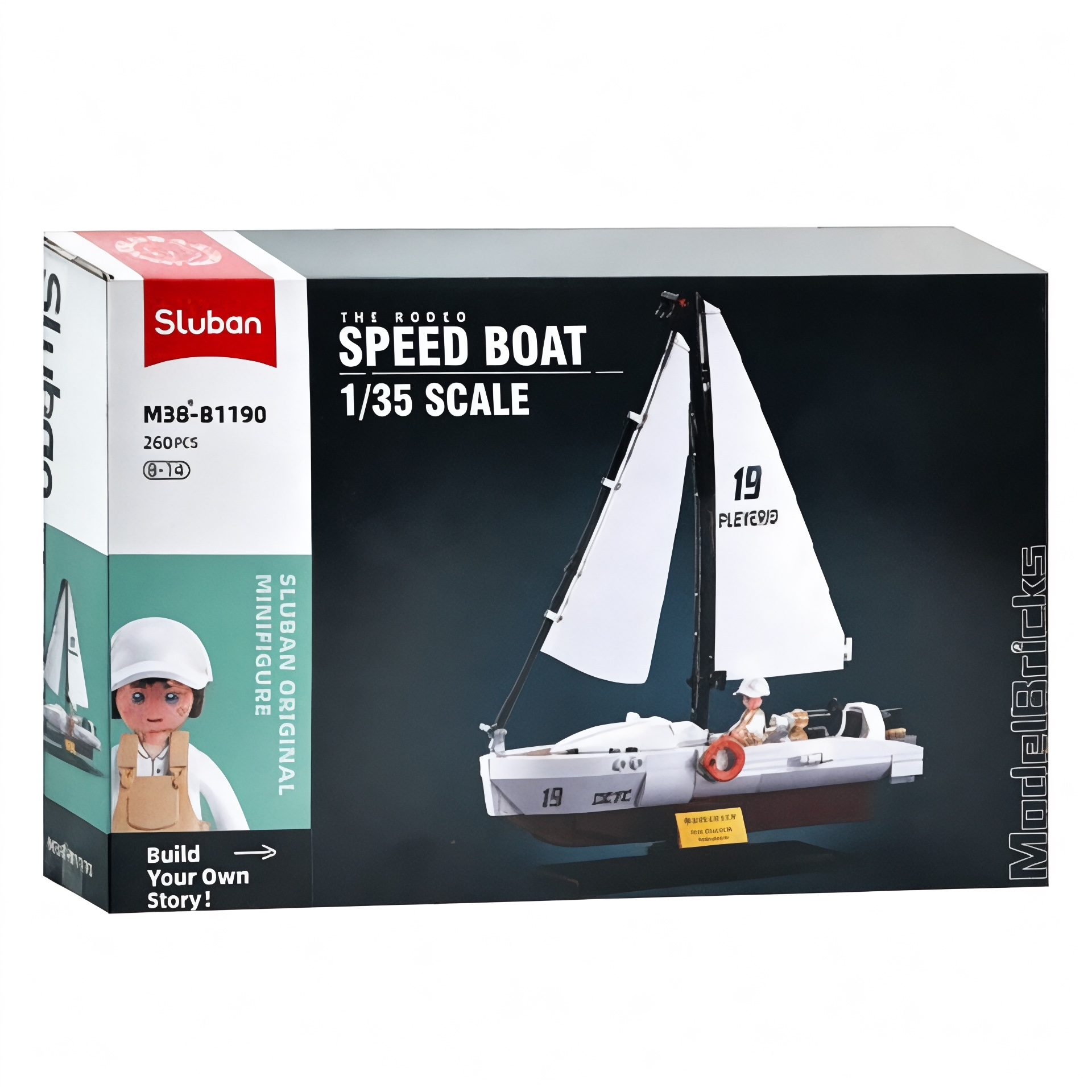Конструктор SLUBAN M38-B1190 Яхта 260 деталей (113810) - фото 2 Конструктор SLUBAN M38-B1190 Яхта 260 деталей (113810) - фото 2
