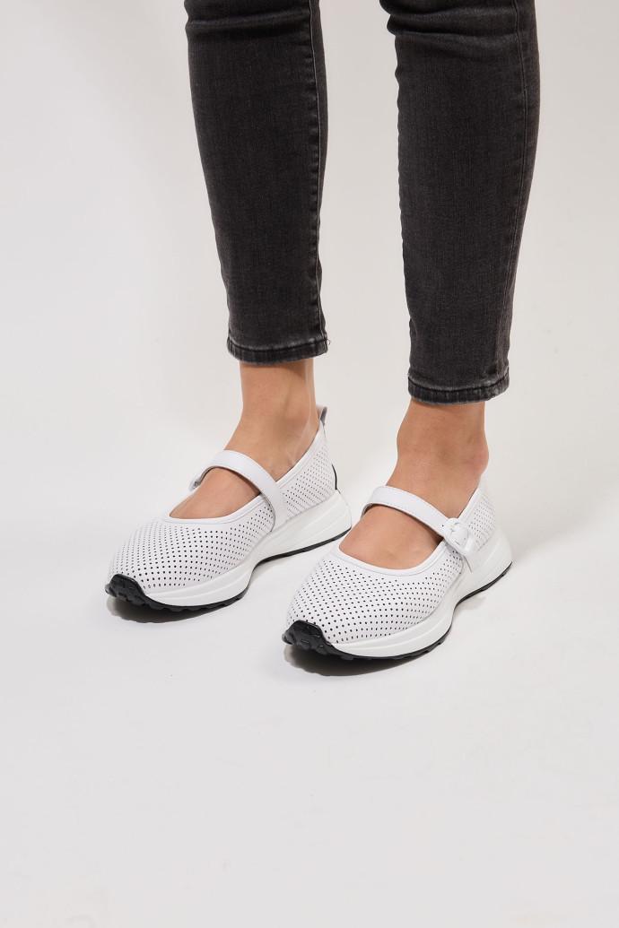 Мокасини жіночі ALLSY шкіряні р. 41 Білий (195200) - фото 3 Мокасини жіночі ALLSY шкіряні р. 41 Білий (195200) - фото 3