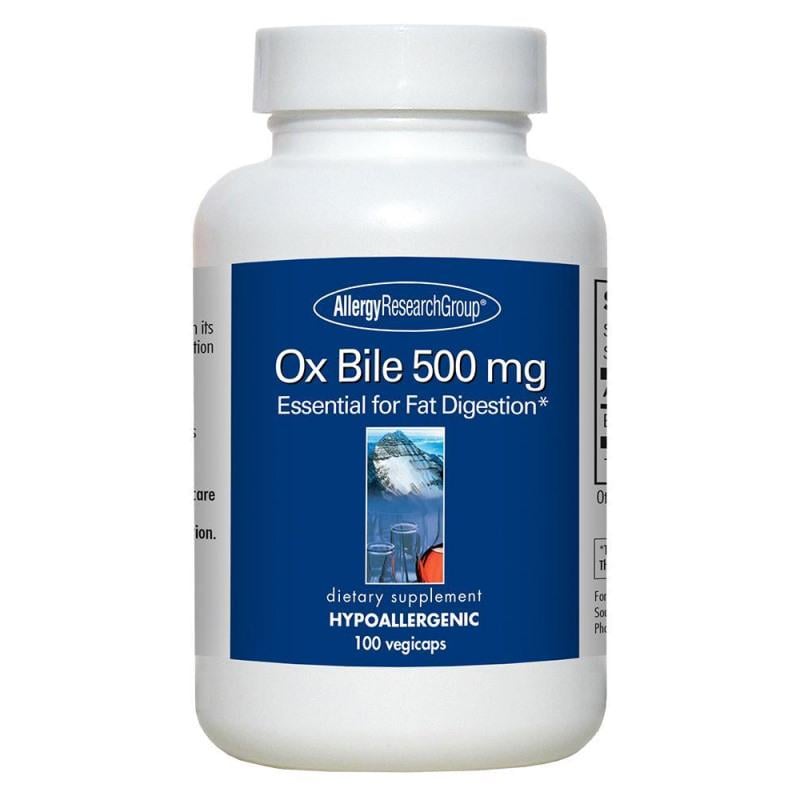 Натуральна добавка Allergy Research Group Ox Bile 500 мг 100 капс. (3935)