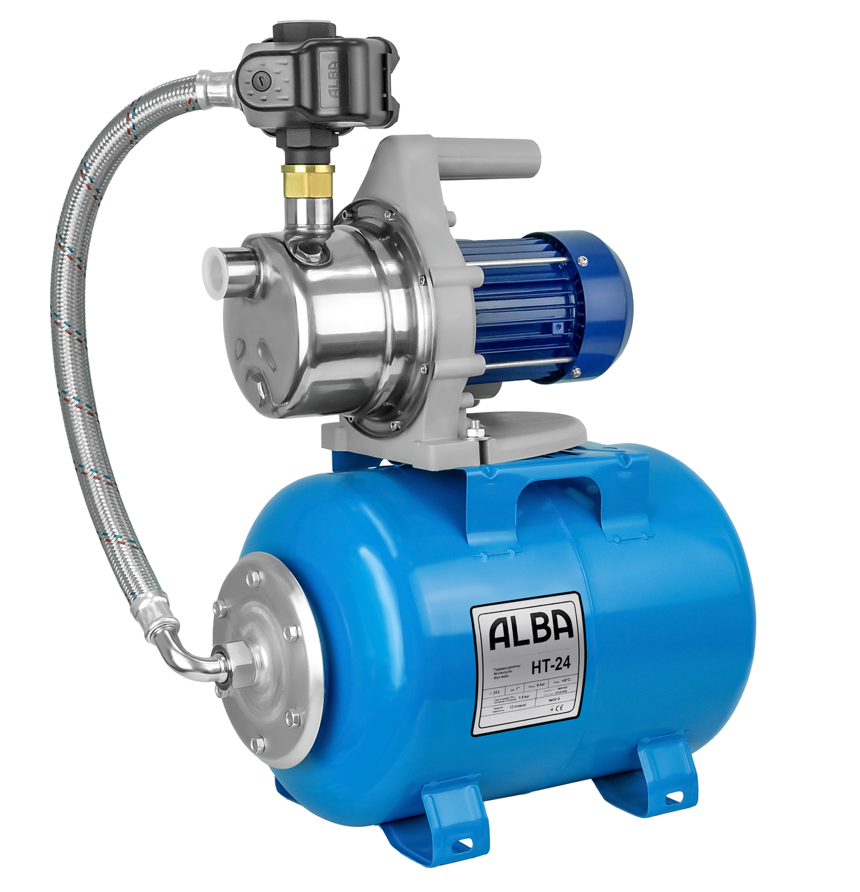 Насосна станція з механічним реле тиску ALBA JGP SS1.2-25/24