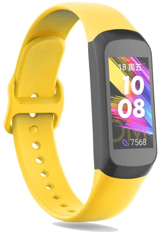 Ремешок Jsota для Samsung Galaxy Fit SM-R370 Yellow (15847)