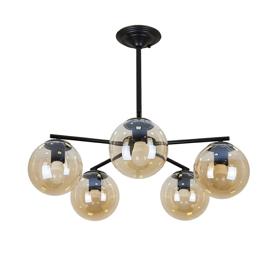 Люстра підвісна на п'ять плафонів Бронзовий (752F150-5 BK+BR)