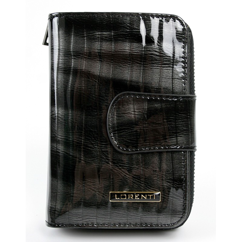 Кошелек женский лаковый Lorenti 76115-SP-RFID Черный