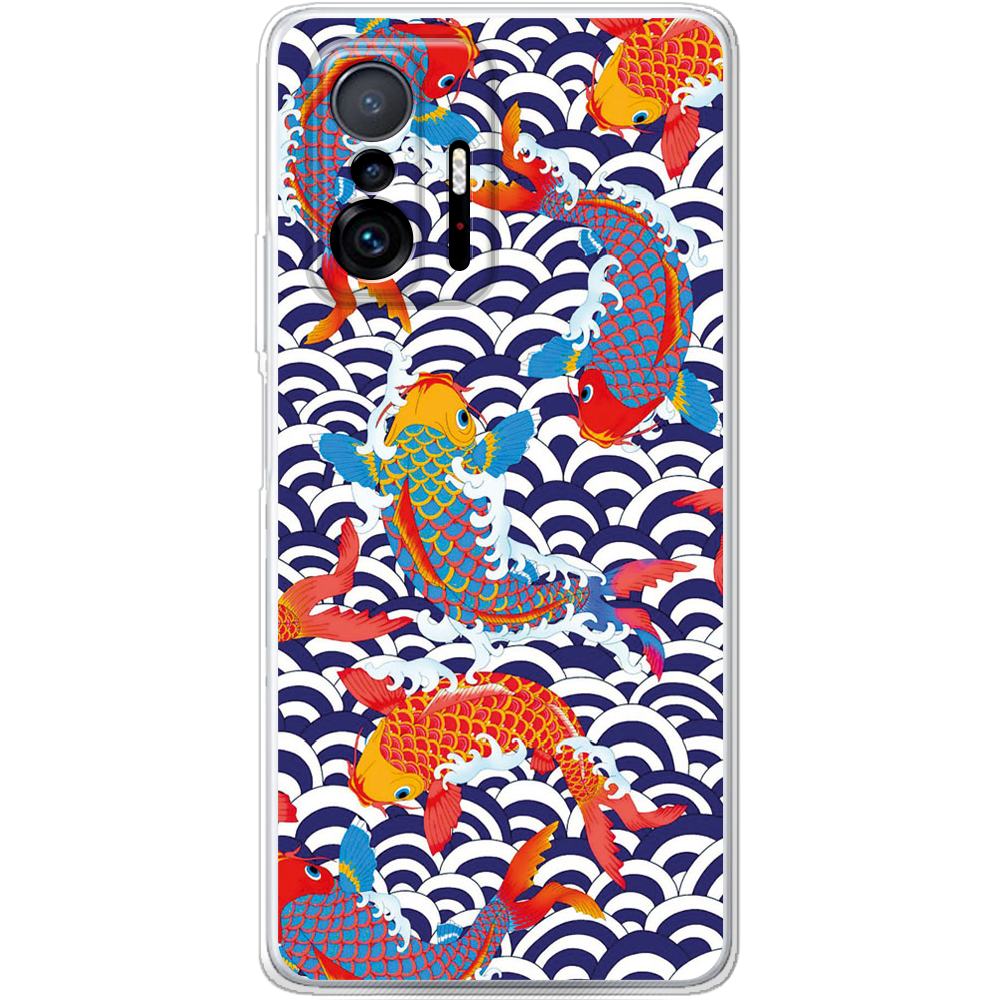 Чехол BoxFace Xiaomi 11T / 11T Pro Koi Fish Прозрачный силикон (43423-up2477-43423)
