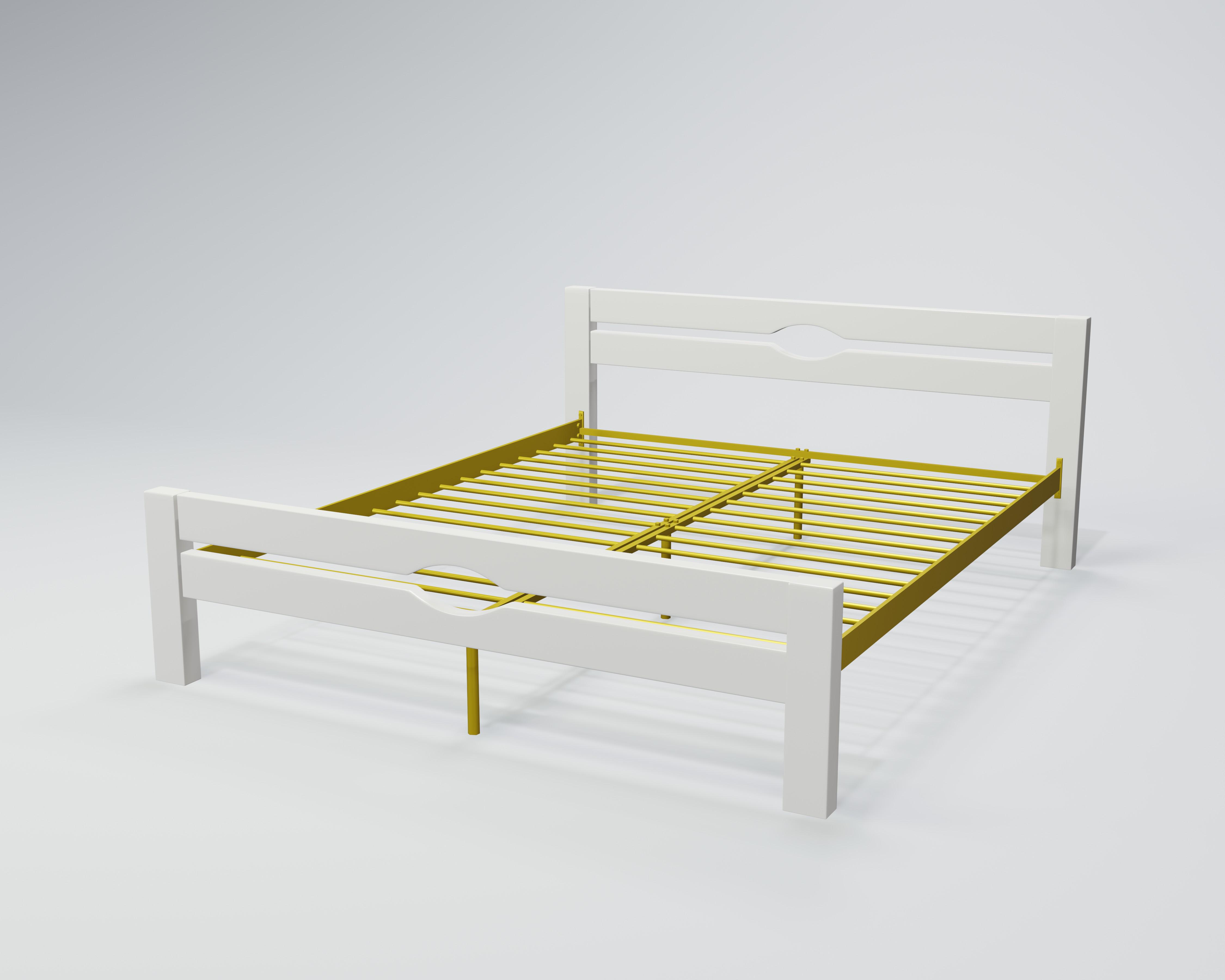 Кровать металлическая Секвойя 180x200 см Желтый
