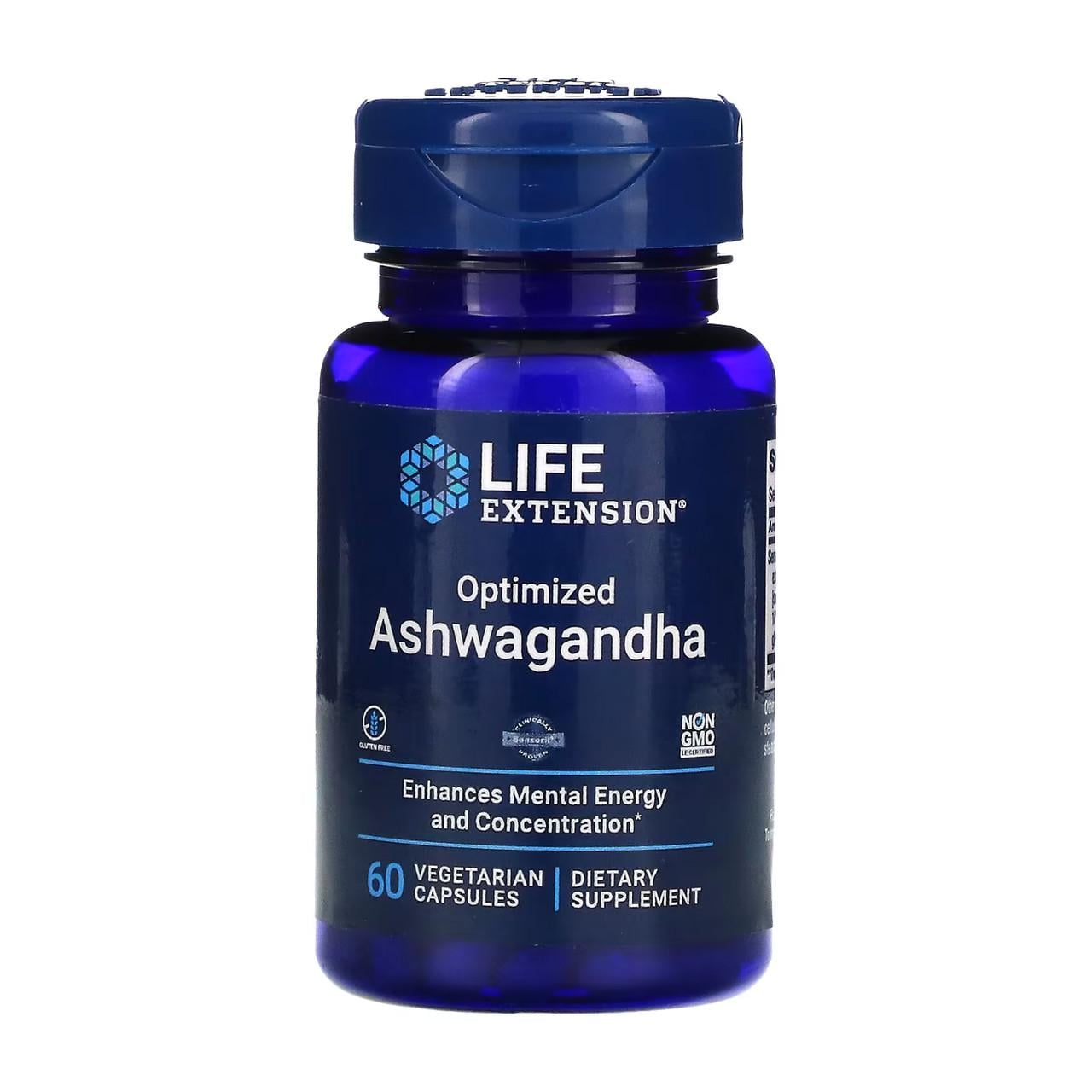 Ашваганда Life Extension Optimized Ashwagandha 60 капсул