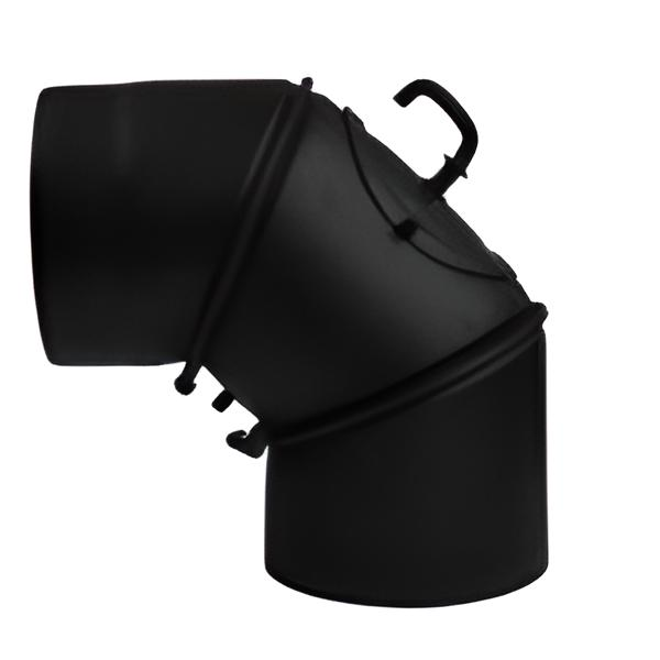 Колено с шибером Stahl System в ревизии 90° Ø 160 мм